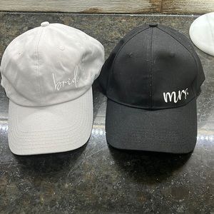 *NEVER WORN* Mrs. and Bride hats